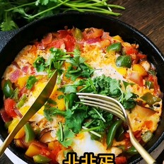 超火北非蛋的做法-咸鮮味炒菜譜