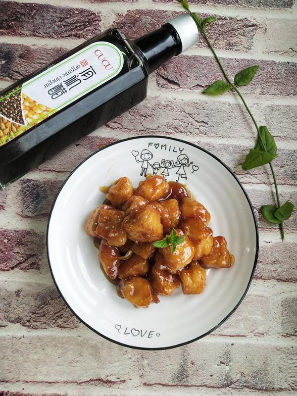 糖醋三文魚丁的做法-酸甜味炒菜譜