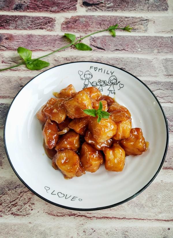 糖醋三文魚丁的做法-酸甜味炒菜譜