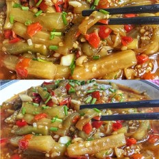 健康少油的蠔油茄子的做法-家常味炒菜譜