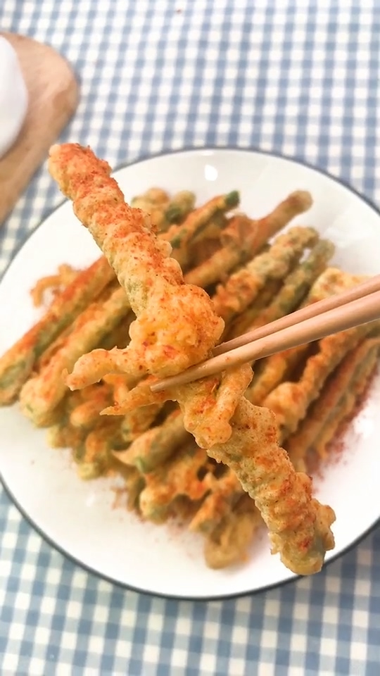 炸豆角的做法-家常味炸菜譜