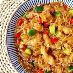 涼拌酸辣魔芋結(jié)的做法-酸辣味拌菜譜