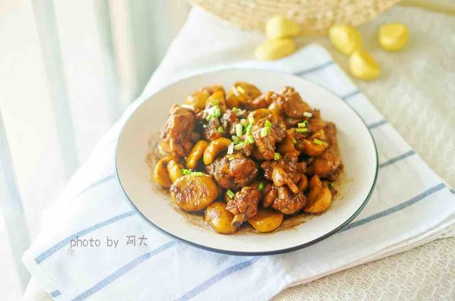 板栗燒雞的做法-咸鮮味燒菜譜