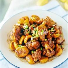 板栗燒雞的做法-咸鮮味燒菜譜