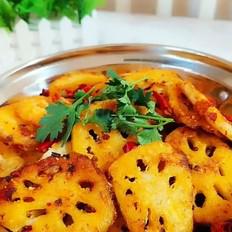 干鍋藕片的做法-香辣味炒菜譜