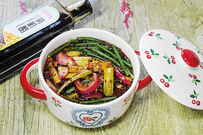酸甜黃瓜豇豆角的做法-酸甜味蒸菜譜