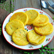 玉米發面餅的做法-家常味煎菜譜