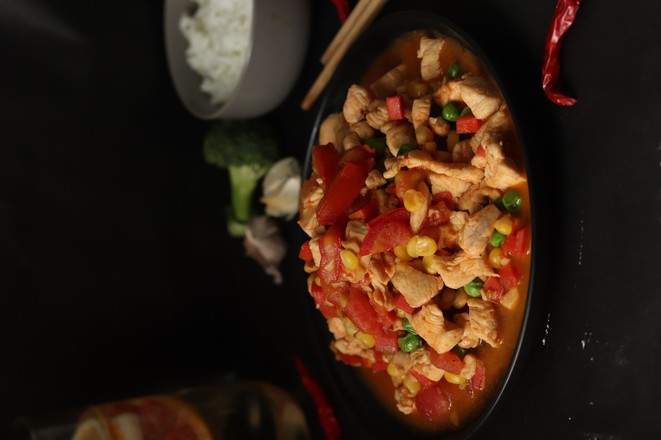 雞肉雜蔬的做法-家常味炒菜譜-易網健康養生網 雞肉雜蔬的做法-家常味炒菜譜