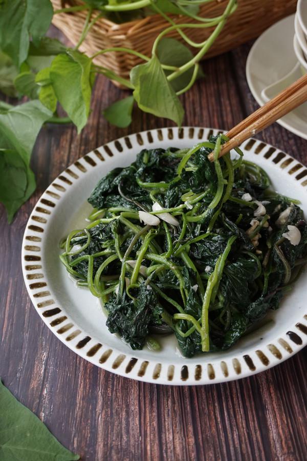 蒜蓉炒薯藤的做法-家常味炒菜譜