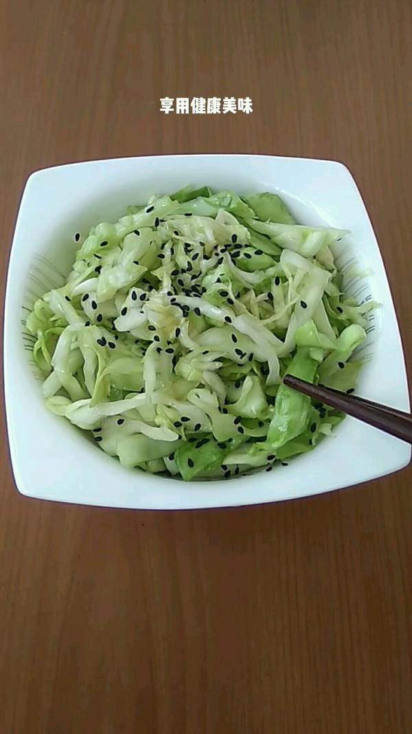 涼拌圓白菜的做法-家常味拌菜譜