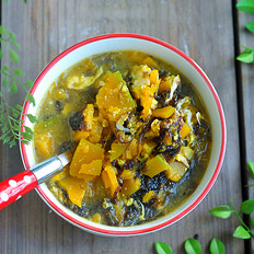 紫菜南瓜湯的做法-家常味煮菜譜