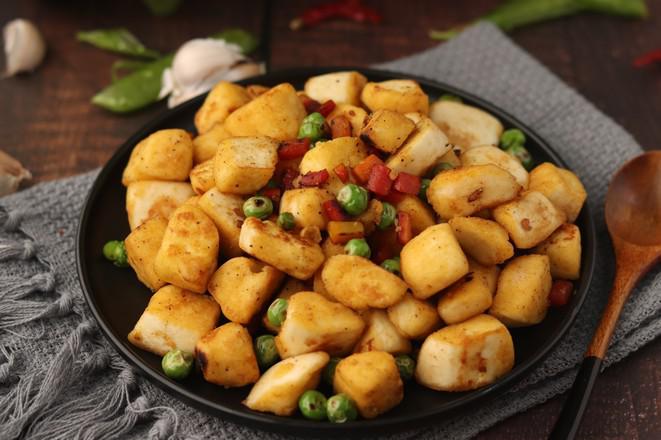 素炒饅頭丁的做法-家常味炒菜譜