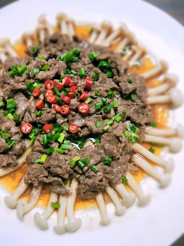 《白玉菇蒸牛肉》的做法-家常味蒸菜譜-易網健康養生網 《白玉菇蒸牛肉》的做法-家常味蒸菜譜