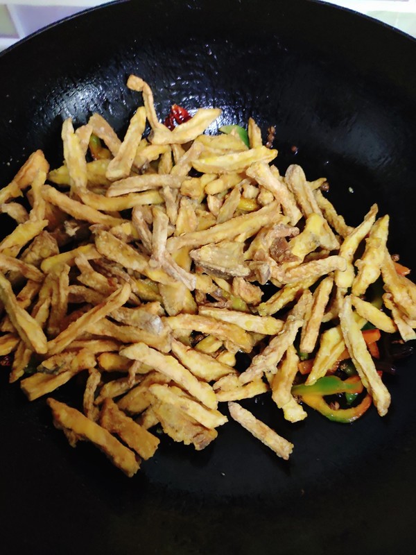 麻辣杏鮑菇的做法-麻辣味炸菜譜