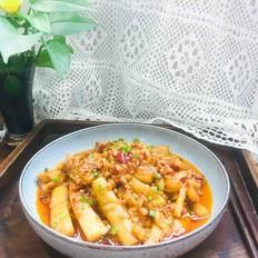 茄子這樣做，比肉還好吃，不一樣的肉沫茄子的做法-酸甜味炒菜譜