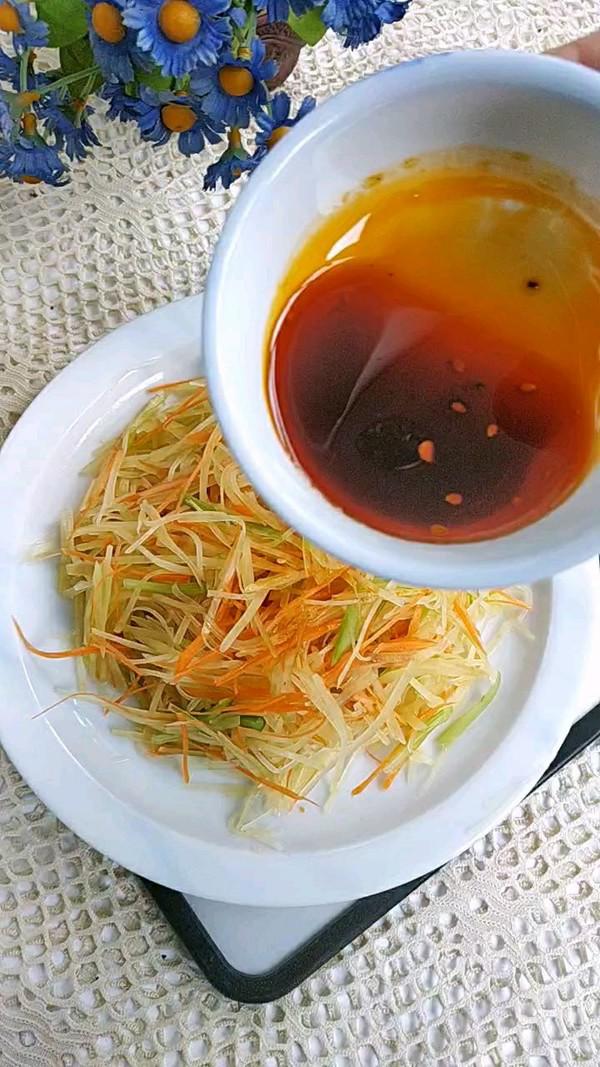 酸辣爽口土豆絲的做法-酸辣味拌菜譜-易網健康養生網 酸辣爽口土豆絲的做法-酸辣味拌菜譜