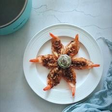 蒜蓉大蝦的做法-咸鮮味煎菜譜