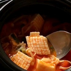 番茄金針菇豆腐的做法-咸鮮味煮菜譜