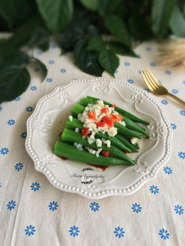 白灼秋葵的做法-家常味拌菜譜