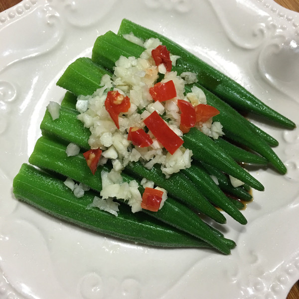 白灼秋葵的做法-家常味拌菜譜-易網健康養生網 白灼秋葵的做法-家常味拌菜譜