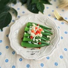 白灼秋葵的做法-家常味拌菜譜