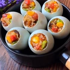 糯米蛋的做法-咸鮮味蒸菜譜