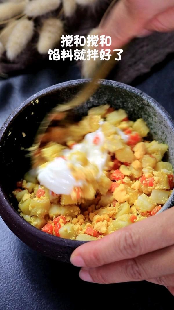 魚糕沙拉雞蛋杯的做法-酸辣味拌菜譜