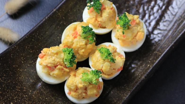 魚糕沙拉雞蛋杯的做法-酸辣味拌菜譜