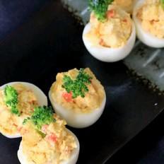 魚(yú)糕沙拉雞蛋杯的做法-酸辣味拌菜譜