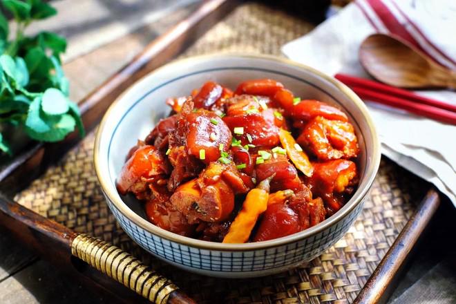 紅燒豬蹄的做法-家常味燉菜譜-易網健康養生網 紅燒豬蹄的做法-家常味燉菜譜