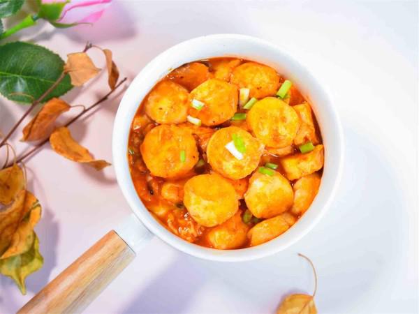 茄汁日本豆腐的做法-酸甜味炸菜譜