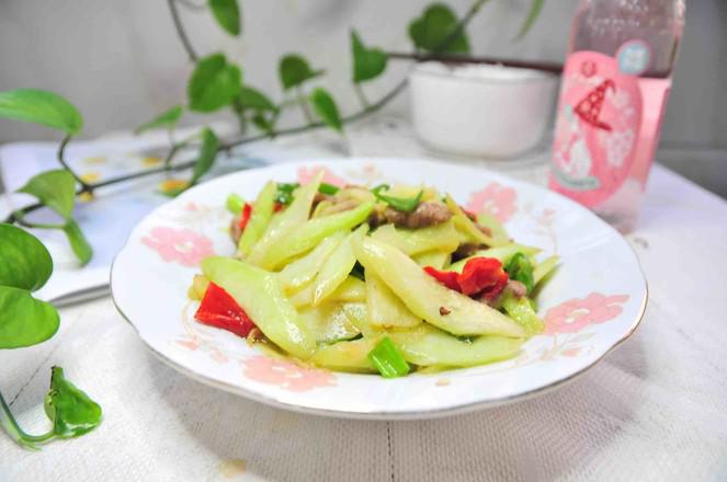 芥蘭炒肉絲的做法-家常味炒菜譜