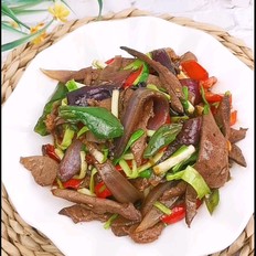 嫩爆豬肝的做法-香辣味炒菜譜