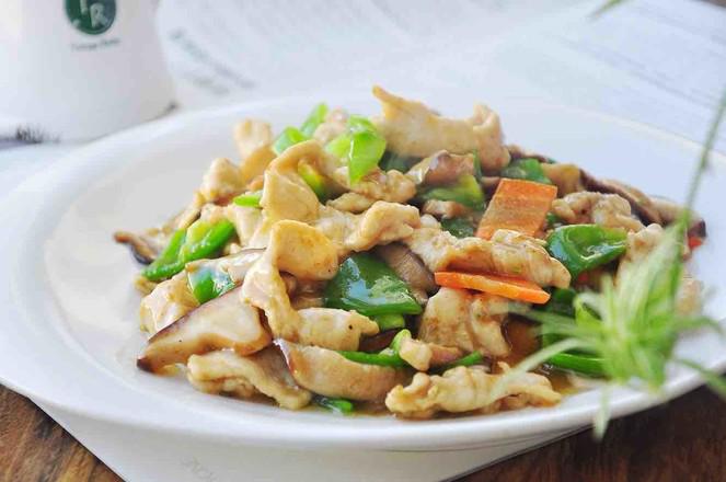 茶油籽油香菇雞片的做法-咸鮮味炒菜譜