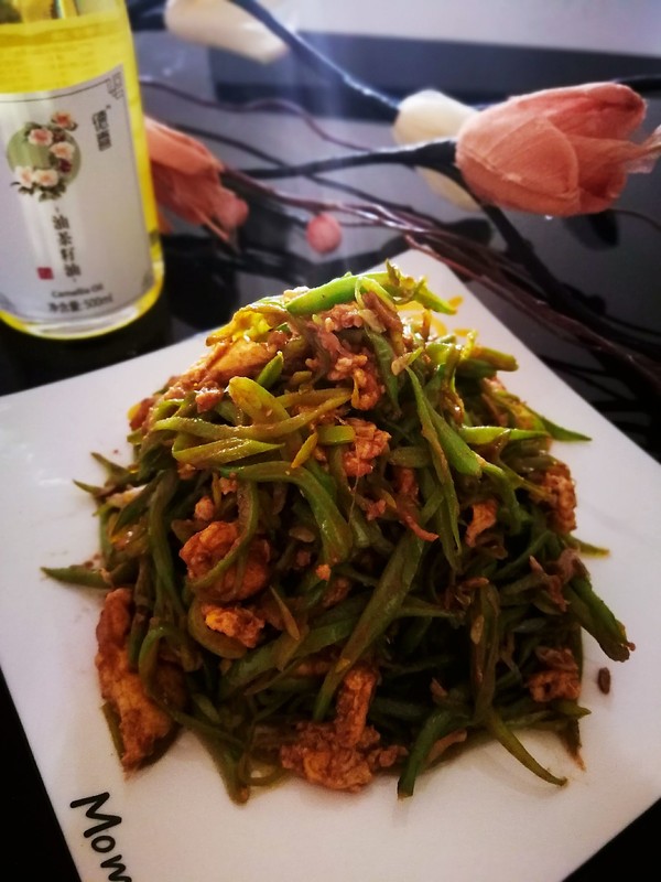 蝦醬扁豆的做法-咸鮮味炒菜譜