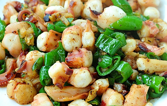 醬香八爪魚的做法-家常味炒菜譜