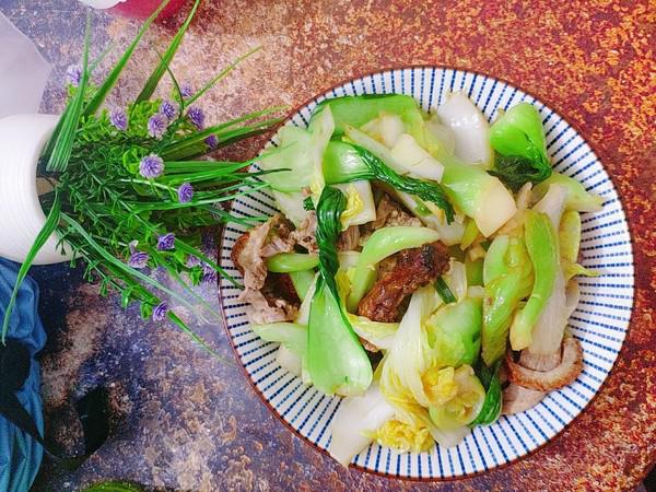 雜蔬炒燒鴨的做法-家常味炒菜譜