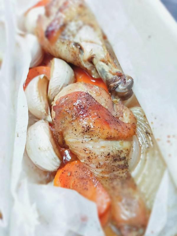 紙包雞腿的做法-家常味烤菜譜-易網健康養生網 紙包雞腿的做法-家常味烤菜譜