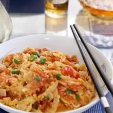 海蠣干番茄炒雞蛋的做法-咸鮮味炒菜譜