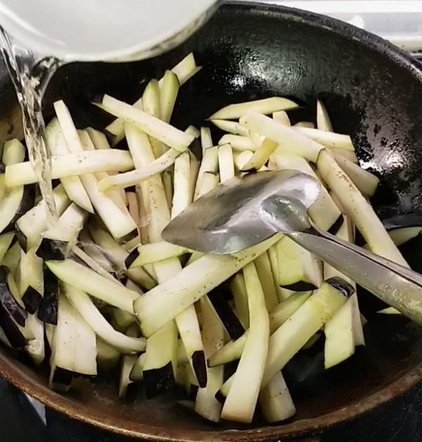 肉絲茄子的做法-咸鮮味炒菜譜