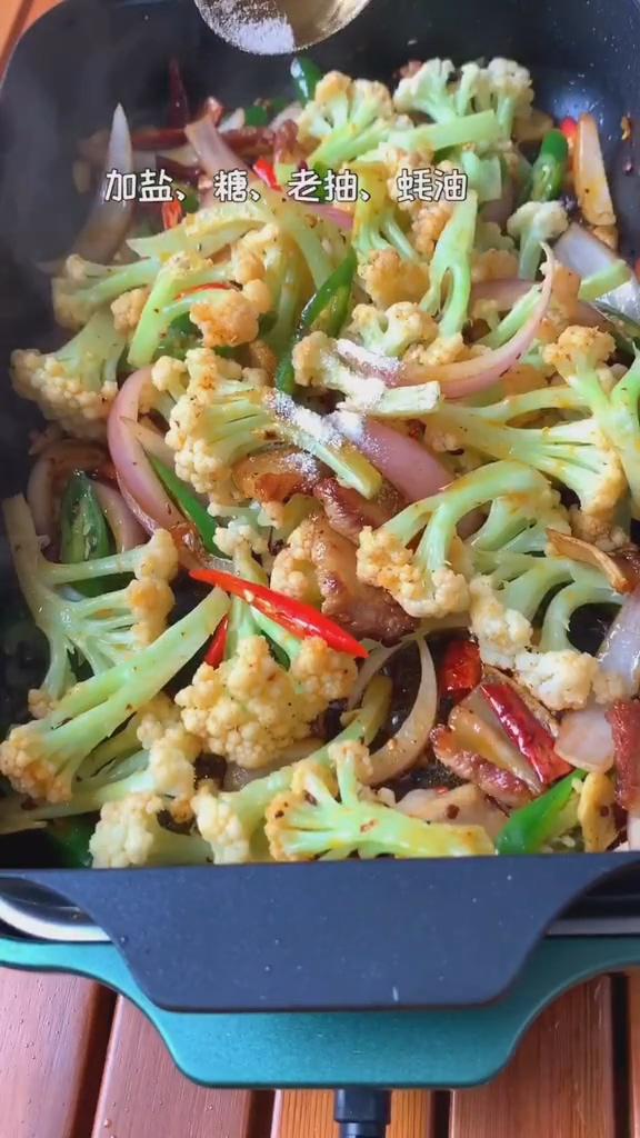 干鍋菜花的做法-咸鮮味炒菜譜-易網健康養生網 干鍋菜花的做法-咸鮮味炒菜譜