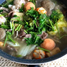 暖冬簡易砂鍋的做法-咸鮮味煮菜譜