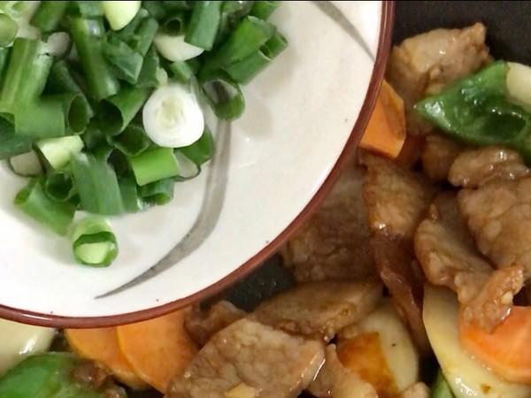 胡蘿卜山藥肉片的做法-咸鮮味炒菜譜