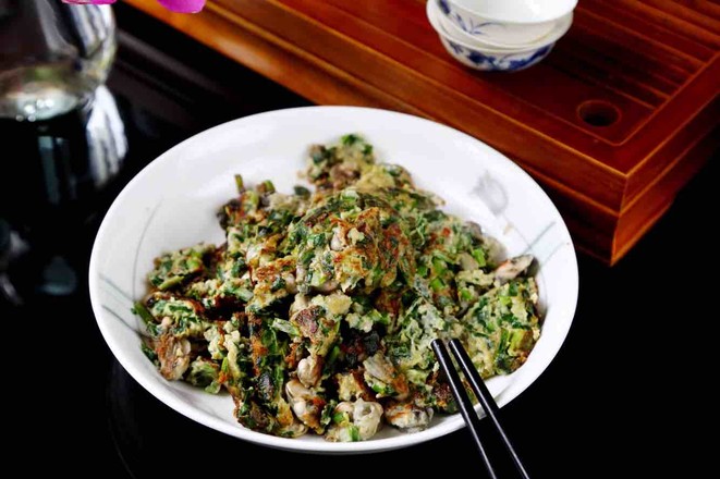 廈門海蠣煎的做法-家常味煎菜譜