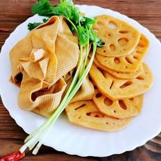 香辣鹵豆皮蓮藕,比周黑鴨和絕味還好吃!的做法-香辣味鹵菜譜