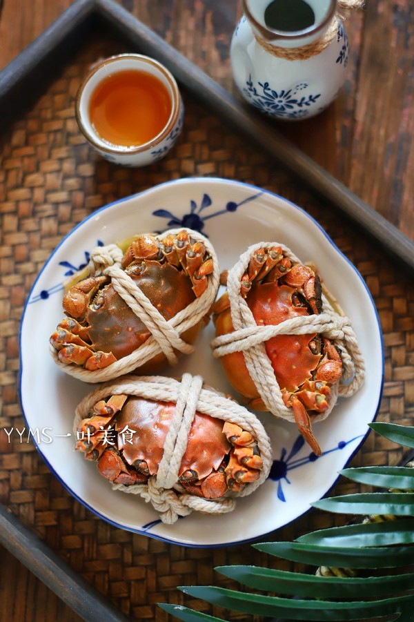 鹽焗大閘蟹的做法-咸鮮味烤菜譜