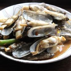 炒蟶子的做法-咸鮮味炒菜譜
