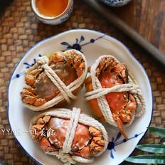 鹽焗大閘蟹的做法-咸鮮味烤菜譜