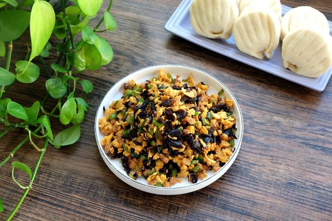 青椒木耳肉末炒雞蛋的做法-家常味炒菜譜