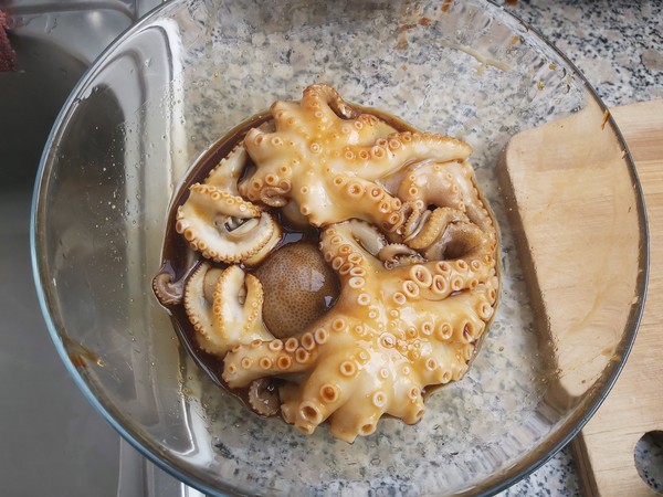 醬爆八爪魚的做法-咸鮮味炒菜譜